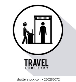 Travel icon design, vector illustration over white background