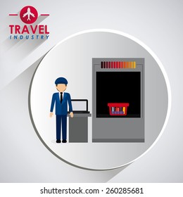 Travel icon design, vector illustration over white background