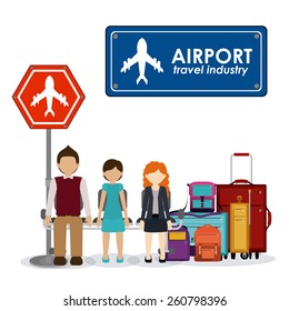 Travel icon design, vector illustration over white background