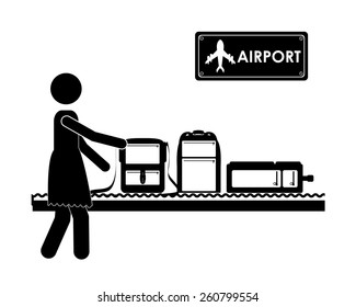 Travel icon design, vector illustration over white background