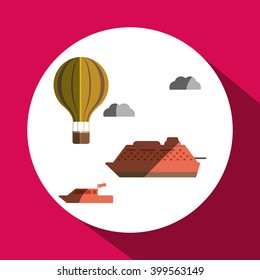 Travel icon design, vector illustration