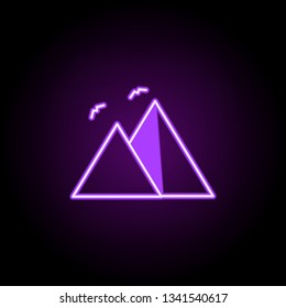 travel icon. Elements of Web in neon style icons. Simple icon for websites, web design, mobile app, info graphics