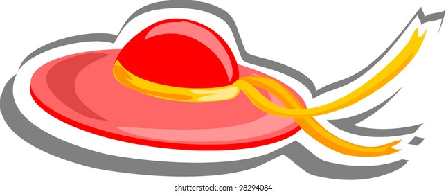 Travel icon, hat