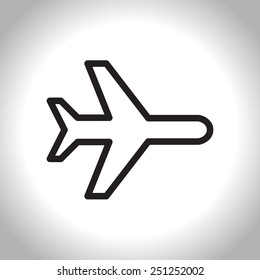 Travel icon in line style, vector illustration