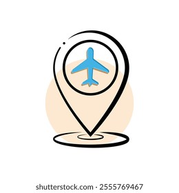 travel icon. travel location.  Vacation vector Contains designs, travel, holidays, summer, holidays, tourism and more. mixed design style