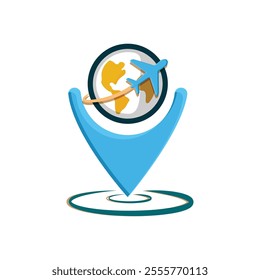 travel icon. travel location.  Vacation vector Contains designs, travel, holidays, summer, holidays, tourism and more. Flat color design style