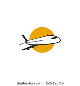 Travel icon logo design vector template