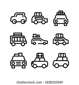 travel icon or logo isolated sign symbol vector illustration - Collection of high quality black style vector icons
