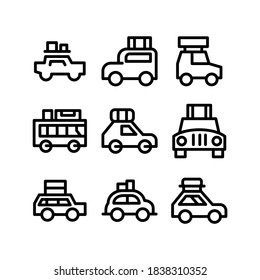 travel icon or logo isolated sign symbol vector illustration - Collection of high quality black style vector icons
