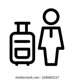 travel icon or logo isolated sign symbol vector illustration - high quality black style vector icons
