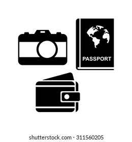 Travel Icon Logo Set