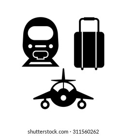 Travel Icon Logo Set