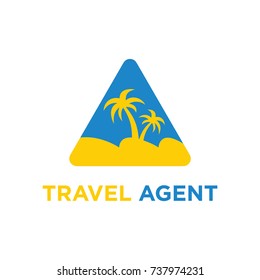 Travel icon logo vector design illustration