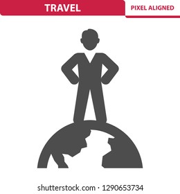 Travel Icon. Professional, pixel perfect icon, EPS 10 format.