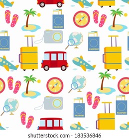 travel icon seamless