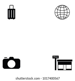 travel icon set