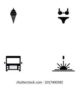 travel icon set