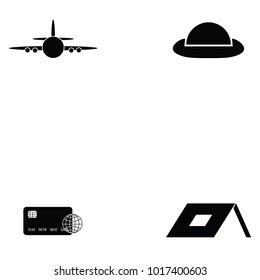 travel icon set
