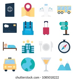 travel icon set