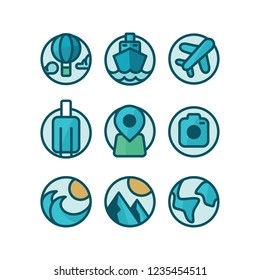 Travel Icon Set