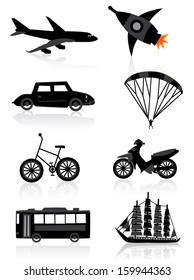Travel icon set