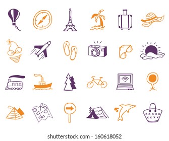 travel Icon set  