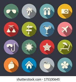 Travel icon set