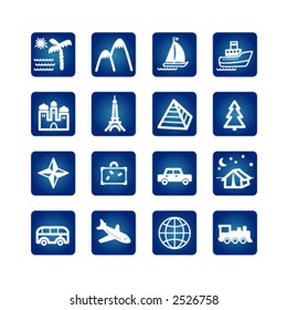 travel icon set