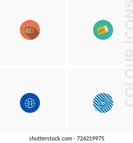 Travel icon set