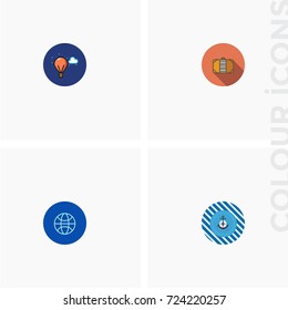 Travel icon set