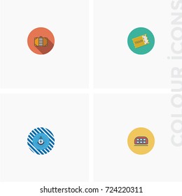 Travel icon set