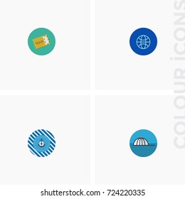 Travel icon set