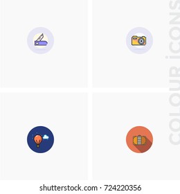 Travel icon set