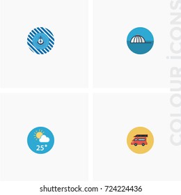 Travel icon set