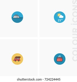 Travel icon set