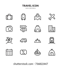 Travel Icon Set