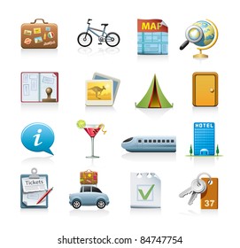 travel icon set