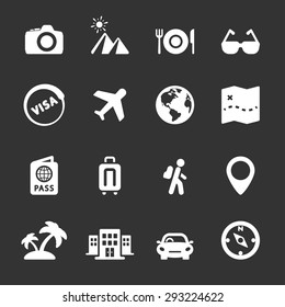 travel icon set 4, vector eps10.