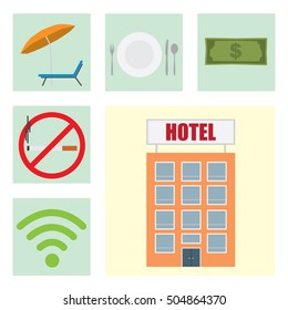 Travel icon set collection