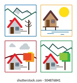 Travel icon set collection
