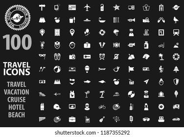 Travel icon set for web sites and user interface