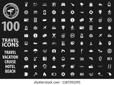 Travel icon set for web sites and user interface