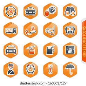 Travel icon set for web sites and user interface