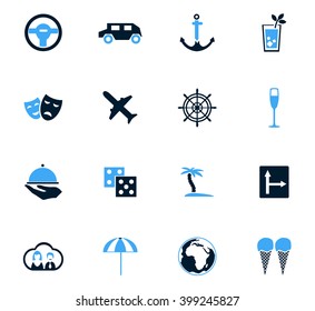 Travel icon set for web sites and user interface
