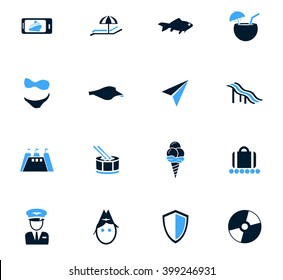 Travel icon set for web sites and user interface