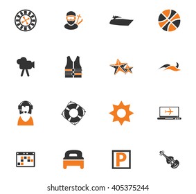 Travel icon set for web sites and user interface