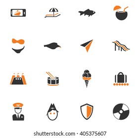 Travel icon set for web sites and user interface