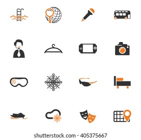 Travel icon set for web sites and user interface