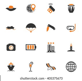 Travel icon set for web sites and user interface