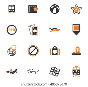 Travel icon set for web sites and user interface